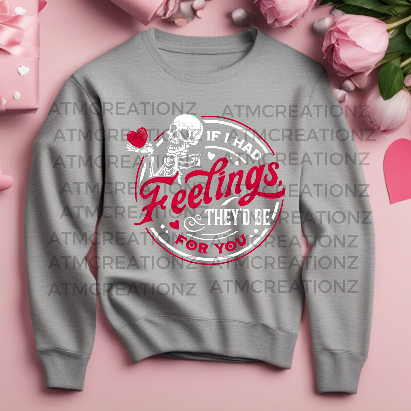 Skeleton Feelings Sweatshirt